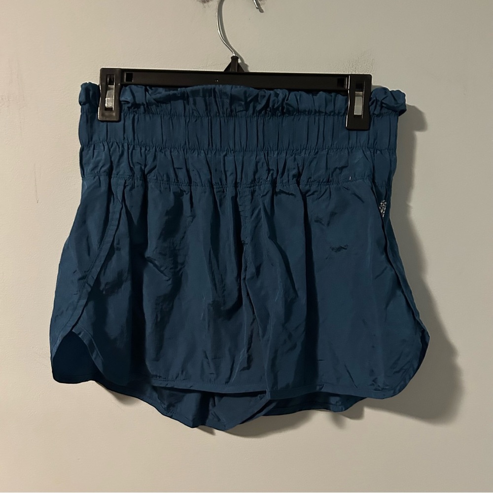 Free People Movement Blue The Way Home Athletic Shorts Size Medium